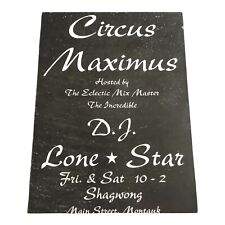 Placa de parede pôster de Circus Maximus Show por DJ Lone Star The Electric Mix Master comprar usado  Enviando para Brazil