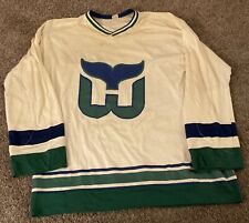 Camisa estilo jersey vintage NHL Hartford Whalers Champion nylon algodão GG comprar usado  Enviando para Brazil