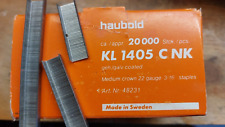 Haubold upholstery staples for sale  BODMIN