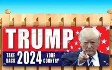 Banner printing trump for sale  Bethany