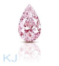 50 CT Pear Brilliant Cut Pink VVS1 Premium Simulated Lab Diamond Loose Solitaire, used for sale  Shipping to South Africa