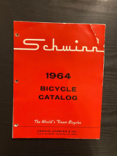 Catálogo de distribuidor Schwinn 1964 y especificaciones de bicicleta, usado segunda mano  Embacar hacia Mexico
