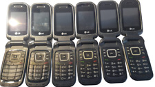 Usado, Lote de 6 telefones flip originais do fabricante LG A448 atacado 3G 2.2" 1.2MP preto 128MG RAM comprar usado  Enviando para Brazil