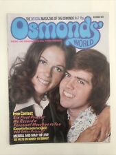 Osmonds magazine december for sale  DUNSTABLE