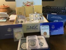 Starter Coin Collection - Mixed Lot Guaranteed Value PCGS NGC ANACS SILVER for sale  Rockford