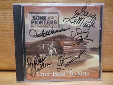 SONS OF THE PIONEERS - Our Best To You CD estojo de joias assinado comprar usado  Enviando para Brazil