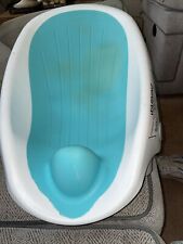 Summer Clean Rinse Grow With Me Baby Bather Bath Support Seat White /blue for sale  Shipping to South Africa