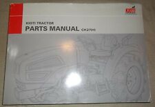 KIOTI CK27 (H) TRACTOR PARTS MANUAL BOOK CATALOG, used for sale  Shipping to South Africa