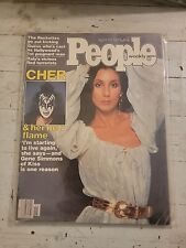 Revista People Weekly 10 de abril de 1978 Cher ~ Gene Simmons Kiss ~ Sem etiqueta  comprar usado  Enviando para Brazil