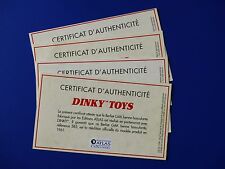 Certificat authenticité dinky d'occasion  France