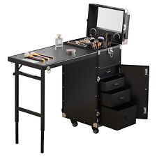 Make-up Salon Cosmetic Trolley Storage Organizer Manicure Table Roll Nail Desk for sale  Shipping to South Africa