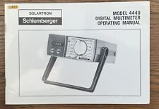 Solartron schlumberger 4440 for sale  BISHOP'S STORTFORD