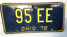 1972 ohio license for sale  Fairfield