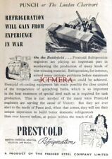 Anúncio de Refrigeração Industrial Prestcold #2 Segunda Guerra Mundial, Pequena Impressão 1944: 666/38 comprar usado  Enviando para Brazil