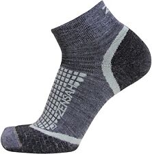 Zensah 266311 Mens Grey Grit Running Socks Size Medium til salg  Sendes til Denmark