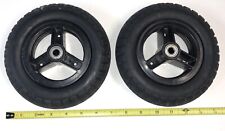 Used, TWO 7” Inch swivel solid Wheel Caster Wheels Tires Rc robotics wagon rover cart for sale  Shipping to South Africa