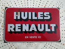 plaque emaillee renault d'occasion  Chancelade