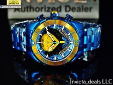 Invicta 50mm Pro Diver masculino Marvel X-Men WOLVERINE cronógrafo relógio tom azul comprar usado  Enviando para Brazil