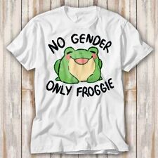 No Gender Only Froggie Frog Gay LGBT Pride Proud T Shirt Top Tee Unisex 4176 for sale  Shipping to South Africa