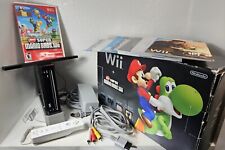 Consola Nintendo Wii Super Mario Bros Edition Negra con Caja Manuales Cables PROBADOS segunda mano  Embacar hacia Argentina