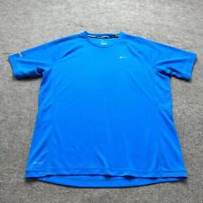 Camiseta Nike Miler Running masculina L azul reflexiva DRI-FIT gola redonda 717405 comprar usado  Enviando para Brazil