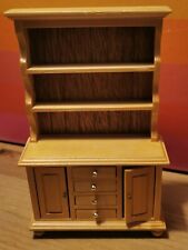 Wooden Welsh Dresser Kitchen 1:12 Scale Dolls House Miniature Shelf kitchen unit for sale  GOSPORT