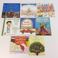 Lote com 8 livros ilustrados de biblioteca de imaginação espanhola bilíngue inglesa espanhola comprar usado  Enviando para Brazil