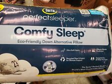 Serta perfectsleeper Comfy Sleep Eco Friendly Down Alternative Pillow SQ 2 Pack, used for sale  Shipping to South Africa