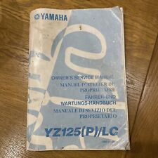 Yamaha yz125 manual for sale  RUGBY