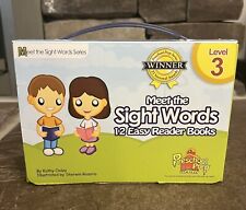 Meet the Sight Words Nível 3 Série Pré-Escolar 12 Livros Leitores Fácil Caixa Conjunto comprar usado  Enviando para Brazil