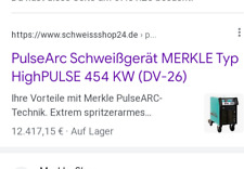 Merkle schweißgerät high gebraucht kaufen  Ornbau