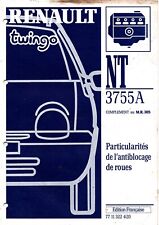 Usado, revue AUTOMOBILE RENAULT twingo NT 3755A  ANTIBLOCAGE DES ROUES comprar usado  Enviando para Brazil