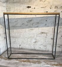 Industrial Style Minimal Narrow Console Hall Table Modern Display Thin Framed for sale  Shipping to South Africa