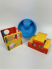 Casa de muñecas Little Tikes - mesa de picnic piscina y cubo de gimnasio en la selva segunda mano  Embacar hacia Argentina