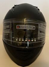 Casco de motocicleta GX11 grande negro mate cara completa viseras transparentes y tintadas para adultos  segunda mano  Embacar hacia Argentina