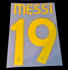 Juego oficial de nombre/número de fútbol americano Barcelona Messi 19 2007/08 talla de jugador local segunda mano  Embacar hacia Argentina