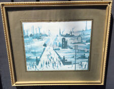 Framed lowry print for sale  STOKE-ON-TRENT