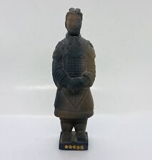 Vintage Chinese Terracotta Solider Figurine 7” Clay Pottery Signed Art Decor 16 for sale  Shipping to Canada