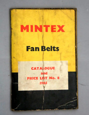 Mintex fan belts for sale  COLWYN BAY