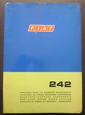 Fiat 242 catalogo usato  Boves