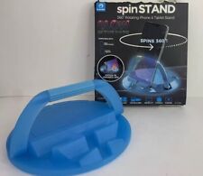Glow In The Dark Cell Phone / Tablet Stand Premier Spin Blue With 360° Rotation. for sale  Shipping to South Africa