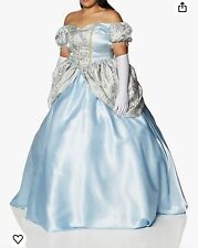 Fantasias de Personagem Disney Princesa Cinderela Vestido Adulto Tamanho Grande comprar usado  Enviando para Brazil