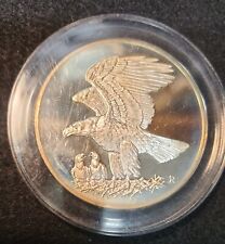 Vintage 1971 Franklin Mint Roberts Birds Bald Eagles #11 2 oz 925 Silver for sale  Shipping to South Africa