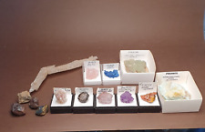 Rock Mineral Crystal collection; azurite crocoite prehnite quartz etc for sale  Shipping to South Africa