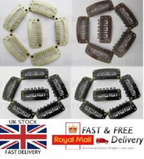 Hair Extension Weaving Snap Clips Weft, Grips Remy 32mm BLACK, BROWN & BLONDE for sale  Shipping to South Africa