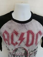 2008 ACDC 1982 Réplica Cannon & Bell Tour Camiseta Glascow Escocia - DEFECTO, usado segunda mano  Embacar hacia Argentina