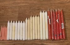 Paquete de 30 velas vintage, rojo, blanco, azul, rosa segunda mano  Embacar hacia Mexico