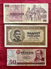 Lotto banconote cecoslovacchia usato  Telese Terme