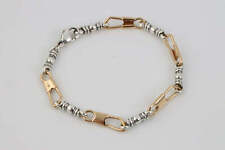 Used, 7.5" James Avery 925 Silver and 14k Yellow Gold Fishers of Men Bracelet (14.36g. for sale  Tucson