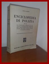 Polizia enciclopedia hoepli usato  Roma